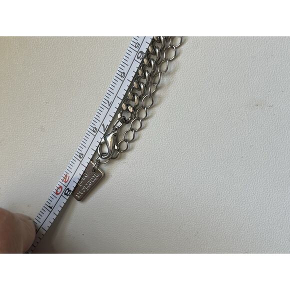 American Eagle Chocker Necklace Rhinestone Bling Ribbon 14-16 Inch - Picture 5 of 5